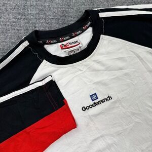 Chase Authentics NASCAR Long Sleeve XL White GM Goodwrench Racing Shirt Men's